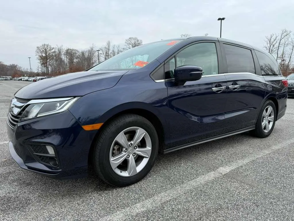 Black 2018 HONDA ODYSSEY EX-L for sale in Glen Burnie, MD