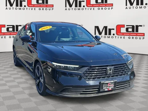 Black 2023 HONDA ACCORD SPORT for sale in Glen Burnie, MD