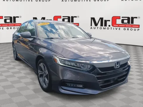 Gray 2018 HONDA ACCORD EX-L 1.5T for sale in Glen Burnie, MD