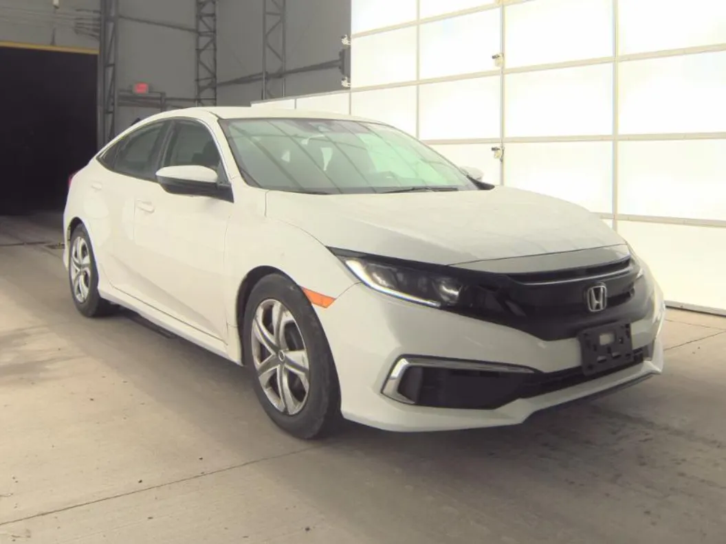 White 2019 HONDA CIVIC LX for sale in Glen Burnie, MD