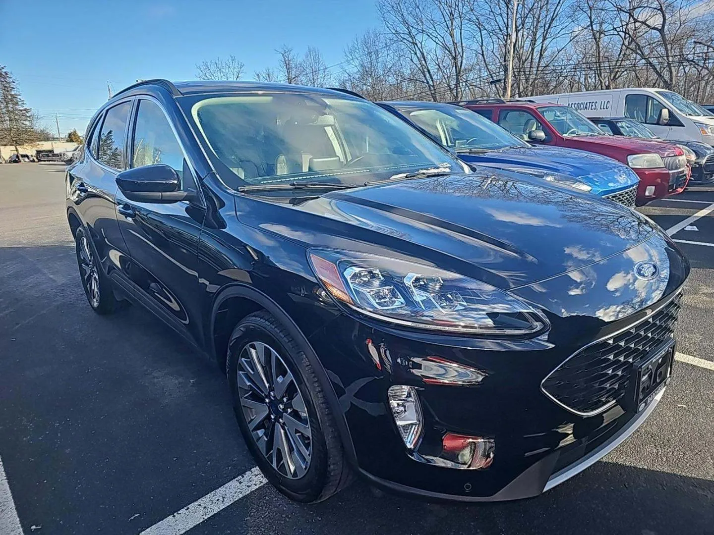 Black 2022 FORD ESCAPE TITANIUM for sale in Glen Burnie, MD