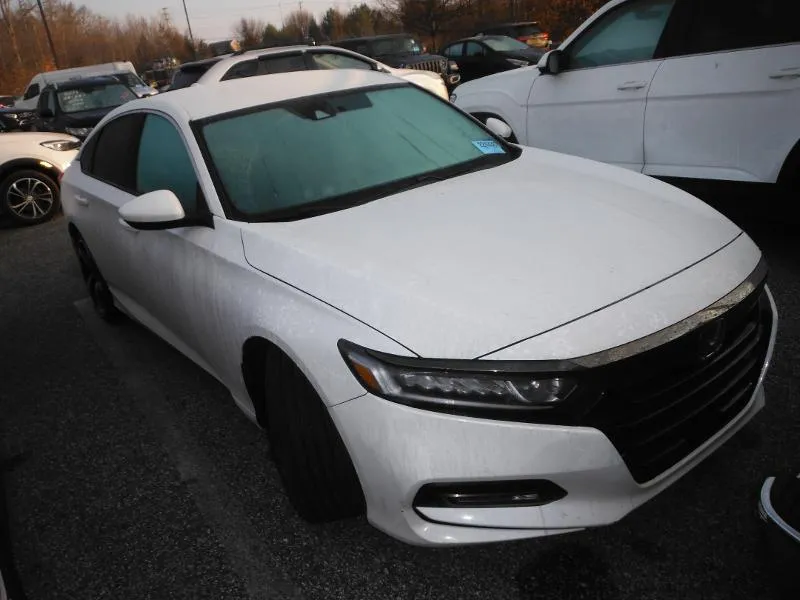 White 2020 HONDA ACCORD SPORT for sale in Glen Burnie, MD