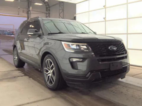 Silver 2018 FORD EXPLORER SPORT for sale in Glen Burnie, MD