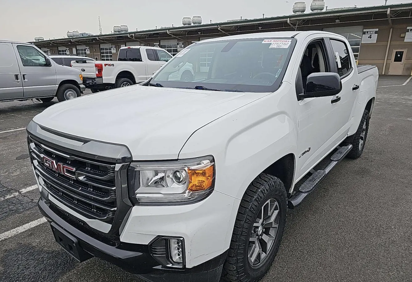 White 2021 GMC CANYON 4WD AT4 W/LEATHER for sale in Glen Burnie, MD