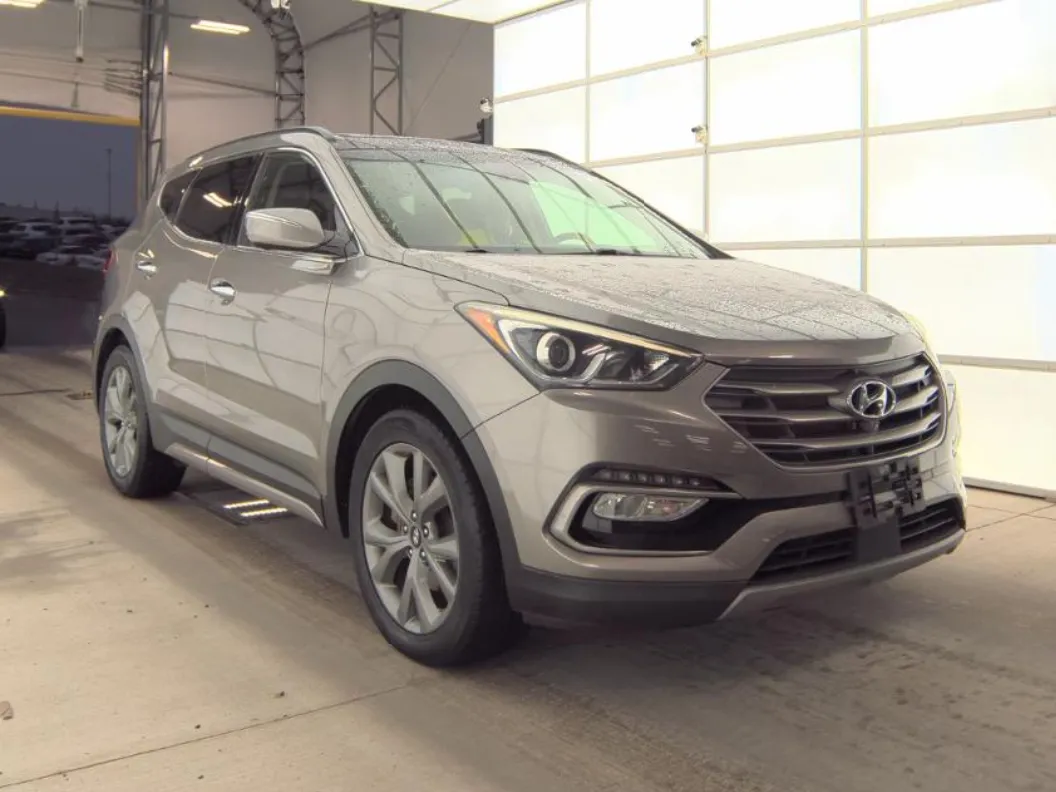 Gray 2018 HYUNDAI SANTA FE SPORT 2.0T Ultimate for sale in Glen Burnie, MD