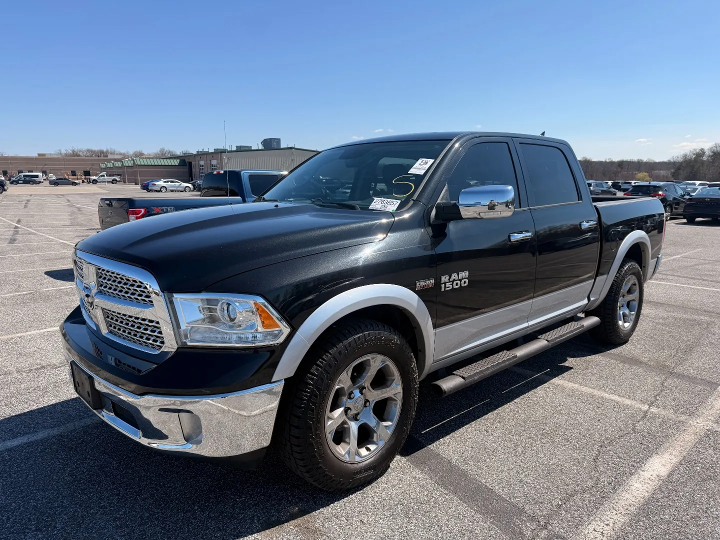 Gray 2017 RAM 1500 LARAMIE 5.7L HEMI 4X4 CREW CAB for sale in Glen Burnie, MD