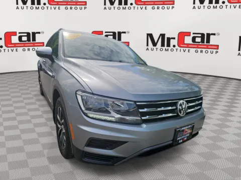 Silver 2021 VOLKSWAGEN TIGUAN SE W/ AWD & SUNROOF for sale in Glen Burnie, MD