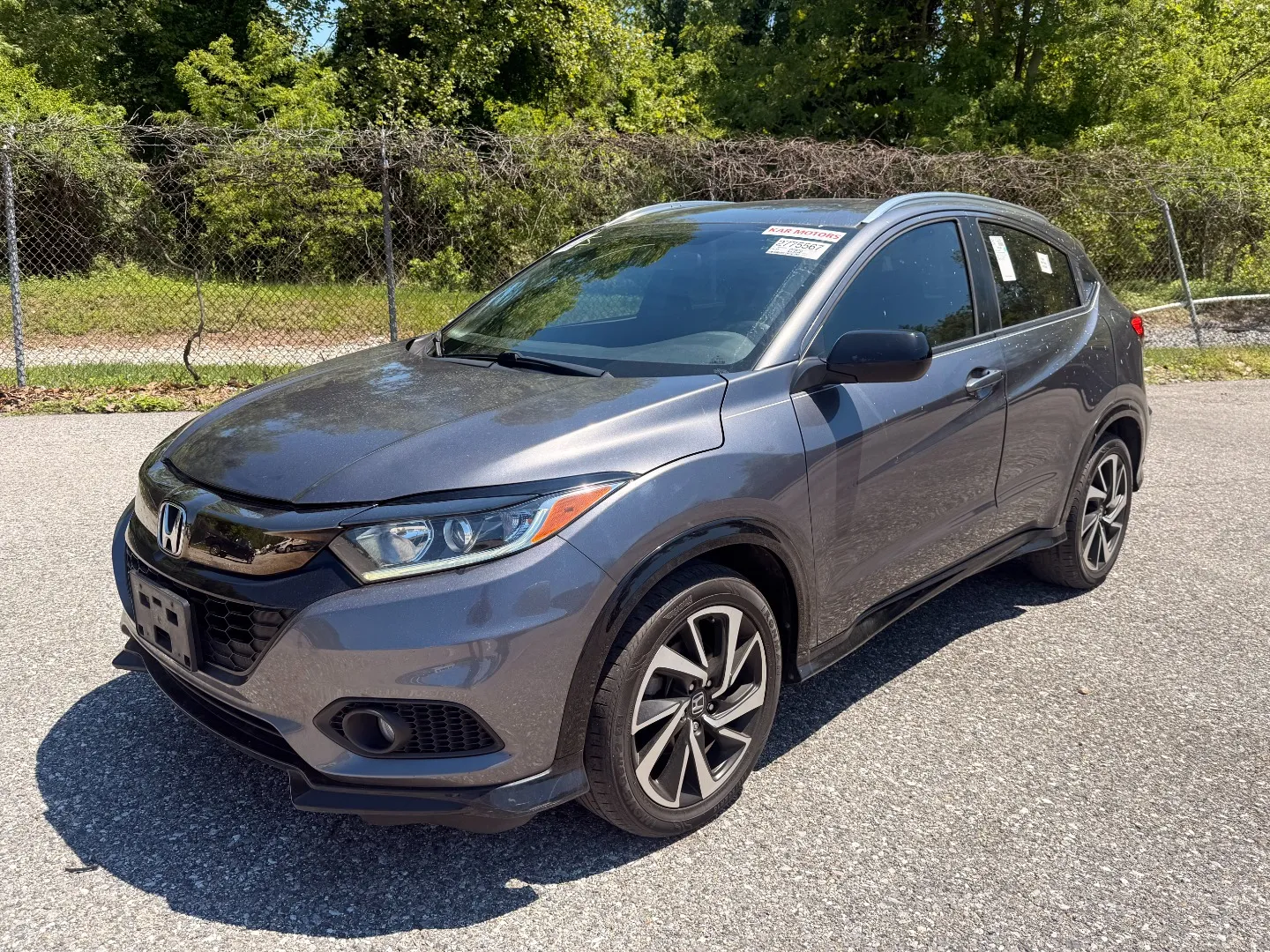 Gray 2020 HONDA HR-V SPORT for sale in Glen Burnie, MD