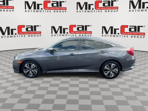Gray 2018 HONDA CIVIC EX-T for sale in Glen Burnie, MD