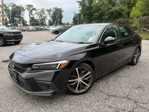 Black 2022 HONDA CIVIC TOURING W/ LEATHER & SUNROOF for sale in Glen Burnie, MD