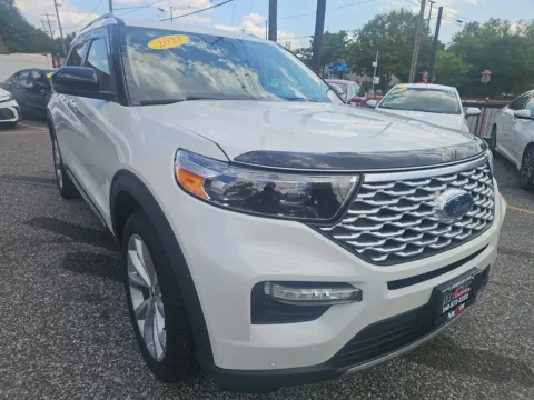 White 2022 FORD EXPLORER PLATINUM for sale in Glen Burnie, MD