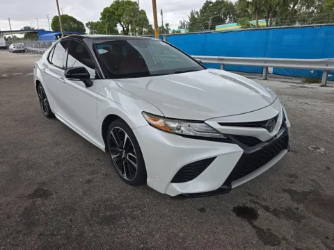 Black 2019 TOYOTA CAMRY XSE for sale in Glen Burnie, MD