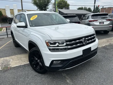 White 2019 VOLKSWAGEN ATLAS 3.6L V6 SE W/TECHNOLOGY for sale in Glen Burnie, MD