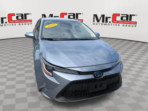 Gray 2021 TOYOTA COROLLA HYBRID LE for sale in Glen Burnie, MD