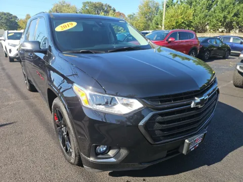 Black 2019 CHEVROLET TRAVERSE PREMIER for sale in Glen Burnie, MD