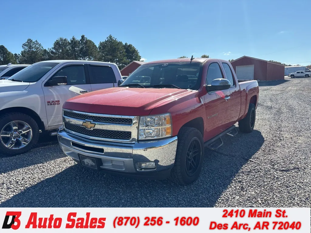 Red 2013 Chevrolet Silverado 1500 LT for sale in Des Arc, AR