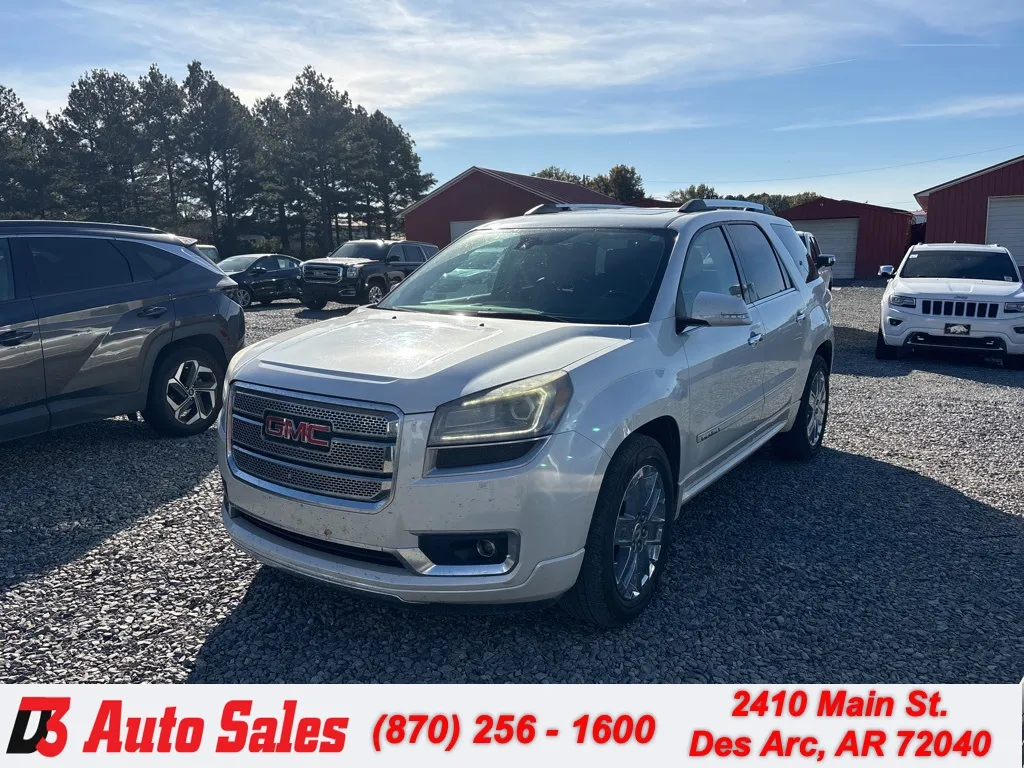 White 2015 GMC Acadia Denali for sale in Des Arc, AR