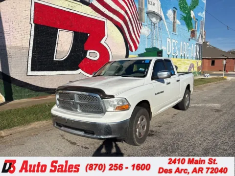 White 2012 Ram 1500 SLT for sale in Des Arc, AR