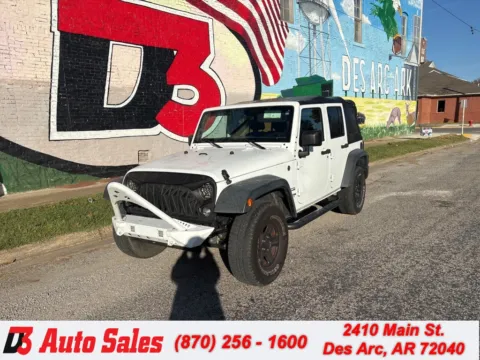 White 2018 Jeep Wrangler JK Unlimited Sport for sale in Des Arc, AR