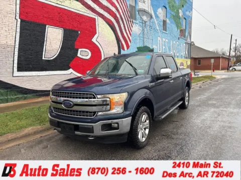 Blue 2018 Ford F-150 Lariat for sale in Des Arc, AR
