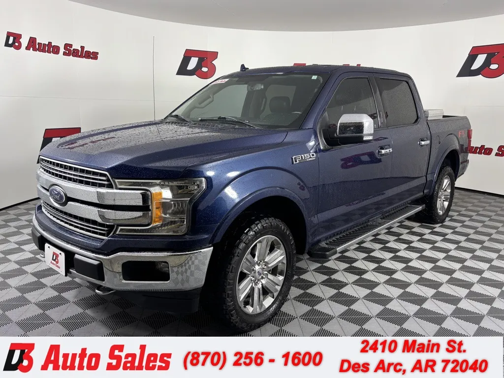 Blue 2018 Ford F-150 Lariat for sale in Des Arc, AR