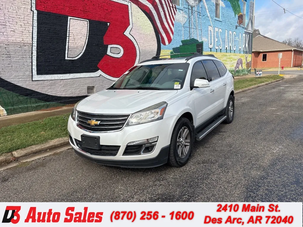 White 2016 Chevrolet Traverse LT for sale in Des Arc, AR