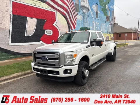 White 2015 Ford F-350SD Platinum for sale in Des Arc, AR