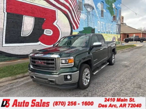 Green 2014 GMC Sierra 1500 SLT for sale in Des Arc, AR