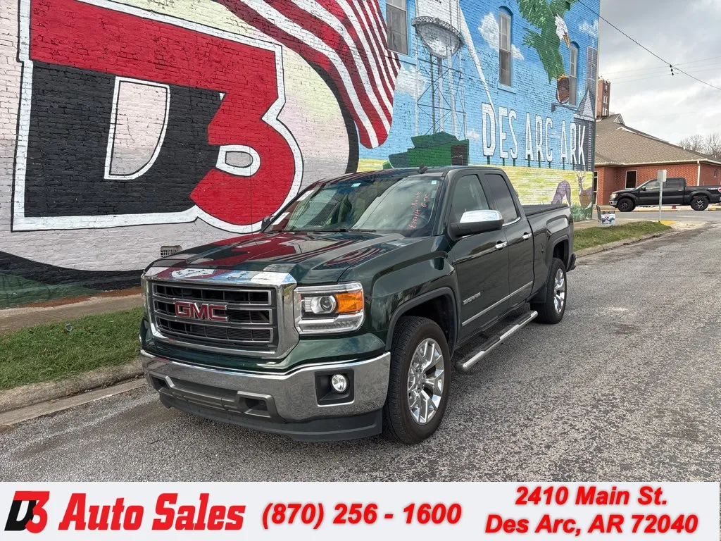 Green 2014 GMC Sierra 1500 SLT for sale in Des Arc, AR