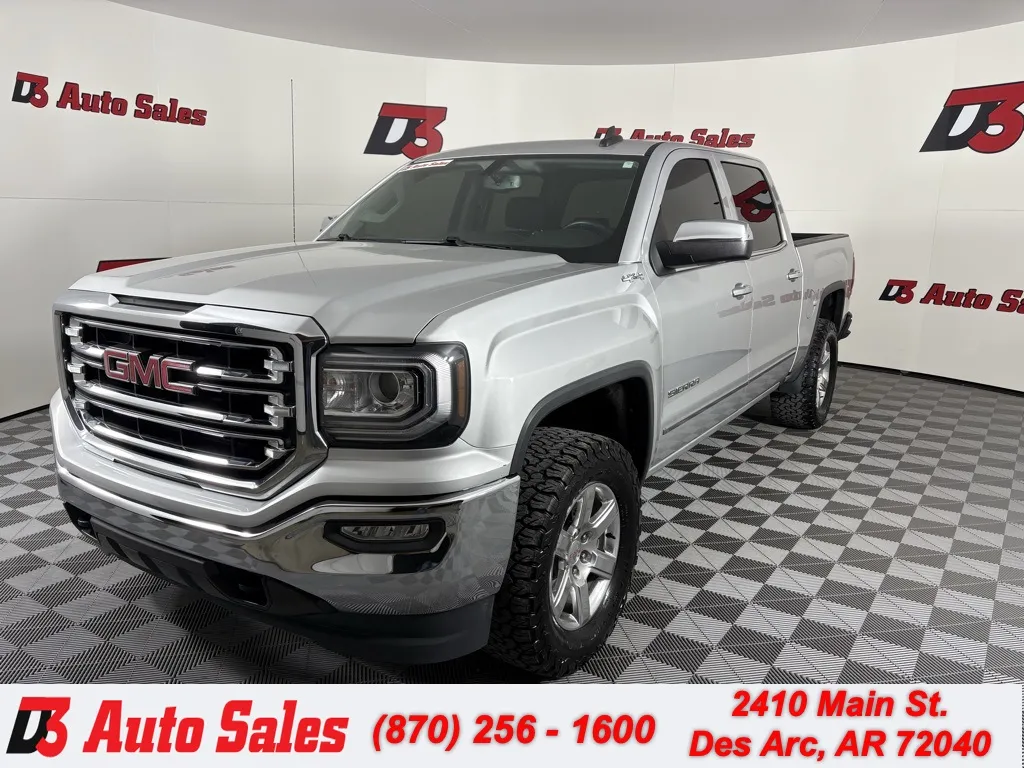 Silver 2017 GMC Sierra 1500 SLT for sale in Des Arc, AR