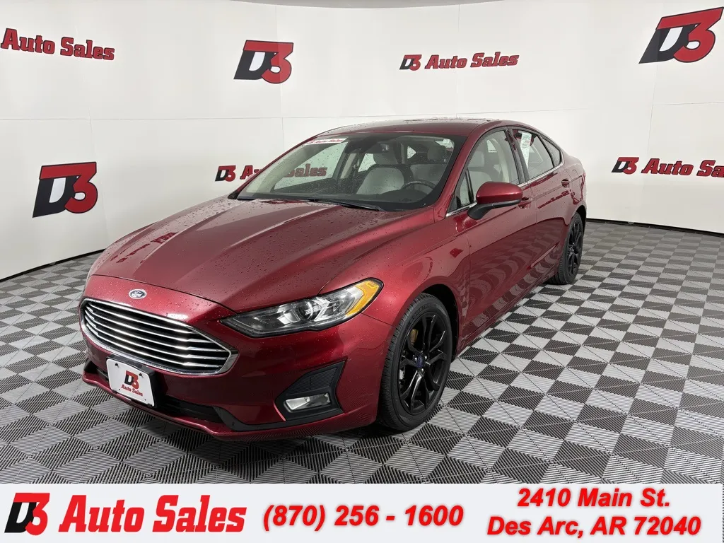 Red 2019 Ford Fusion SE for sale in Des Arc, AR