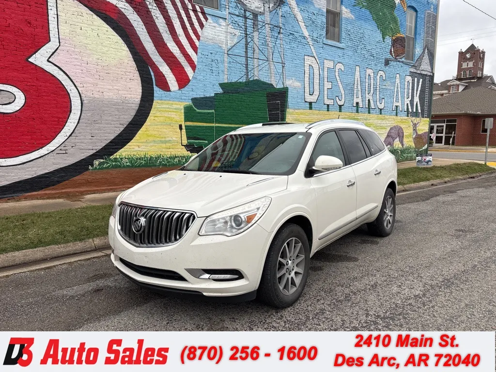 White 2014 Buick Enclave Leather Group for sale in Des Arc, AR