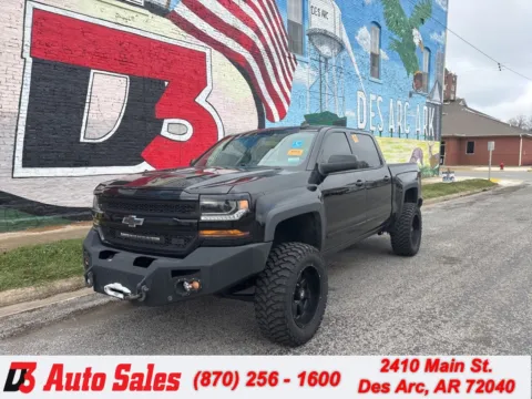 Black 2017 Chevrolet Silverado 1500 LT for sale in Des Arc, AR