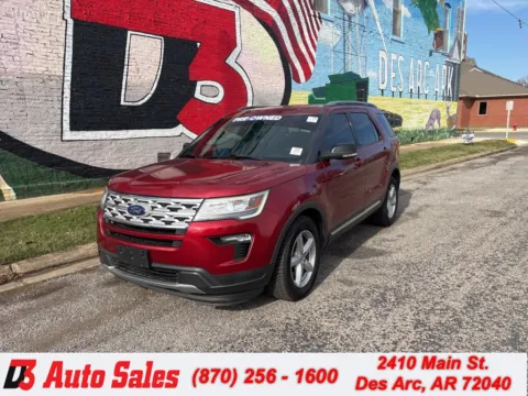 Red 2018 Ford Explorer XLT for sale in Des Arc, AR