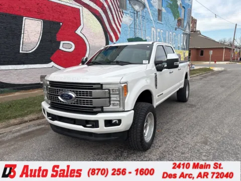 White 2018 Ford F-250SD Platinum for sale in Des Arc, AR