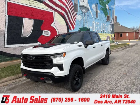White 2023 Chevrolet Silverado 1500 LT Trail Boss for sale in Des Arc, AR