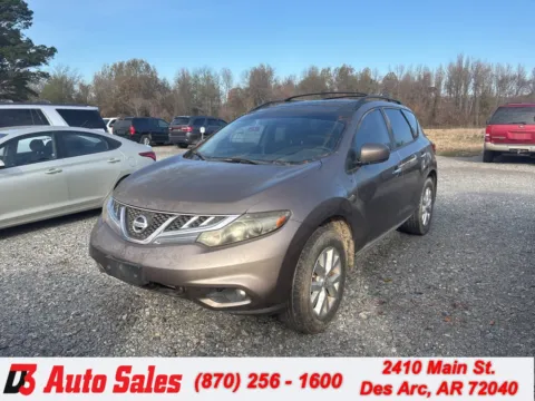 Brown 2012 Nissan Murano SV for sale in Des Arc, AR