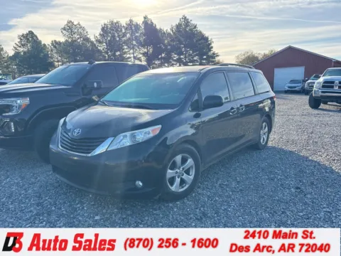 Black 2012 Toyota Sienna for sale in Des Arc, AR