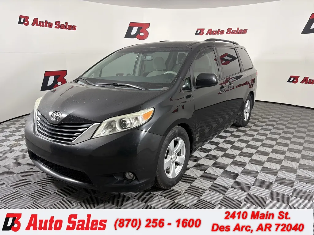 Black 2012 Toyota Sienna for sale in Des Arc, AR