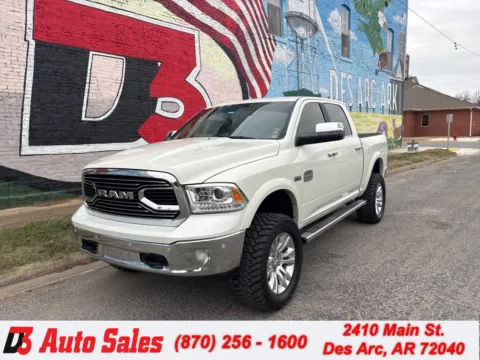 White 2017 Ram 1500 Laramie Longhorn for sale in Des Arc, AR