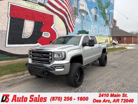 Silver 2018 GMC Sierra 1500 SLT for sale in Des Arc, AR