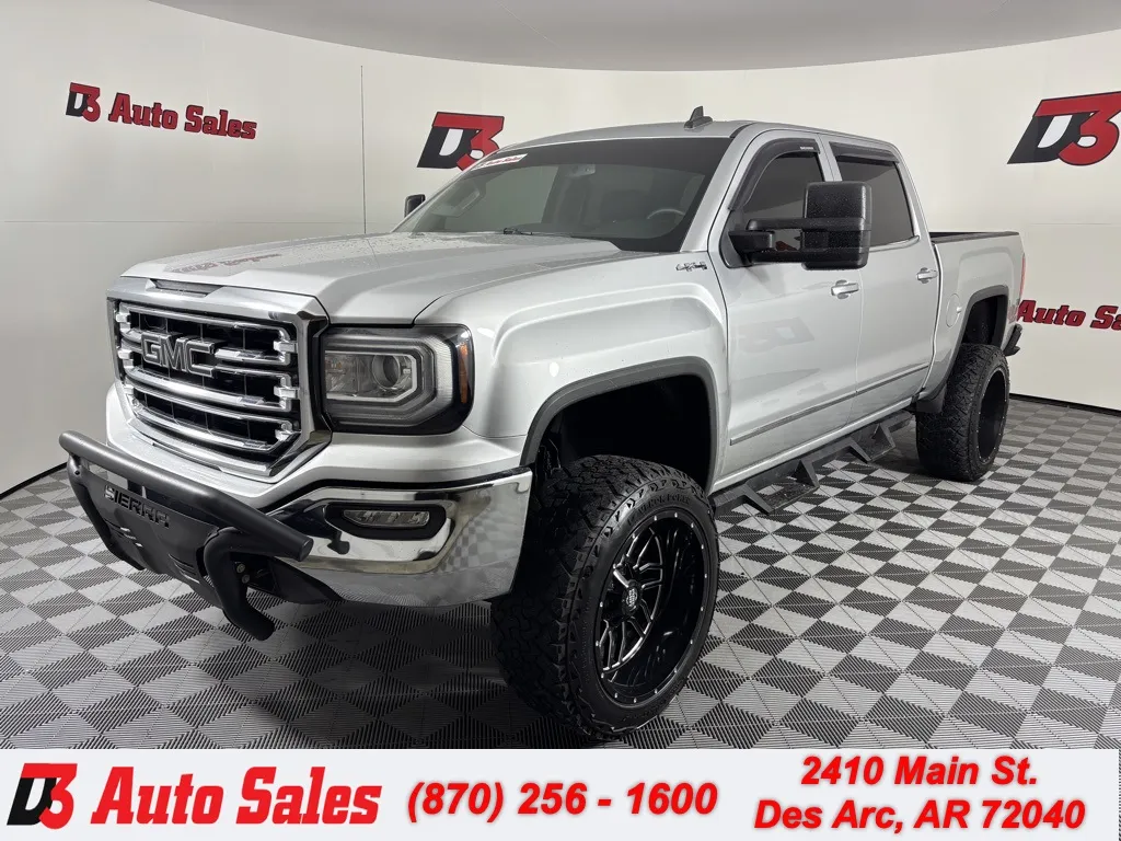 Silver 2018 GMC Sierra 1500 SLT for sale in Des Arc, AR