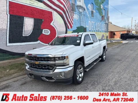 White 2018 Chevrolet Silverado 1500 LTZ for sale in Des Arc, AR