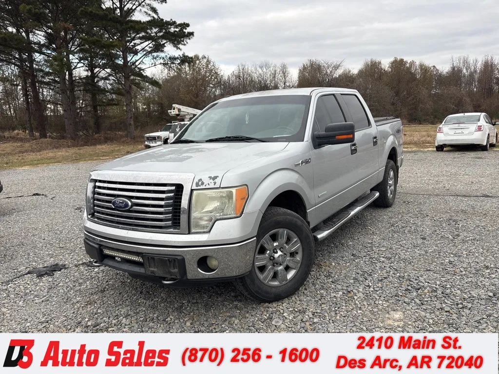 Silver 2011 Ford F-150 XLT for sale in Des Arc, AR