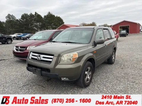 White 2006 Honda Pilot EX for sale in Des Arc, AR
