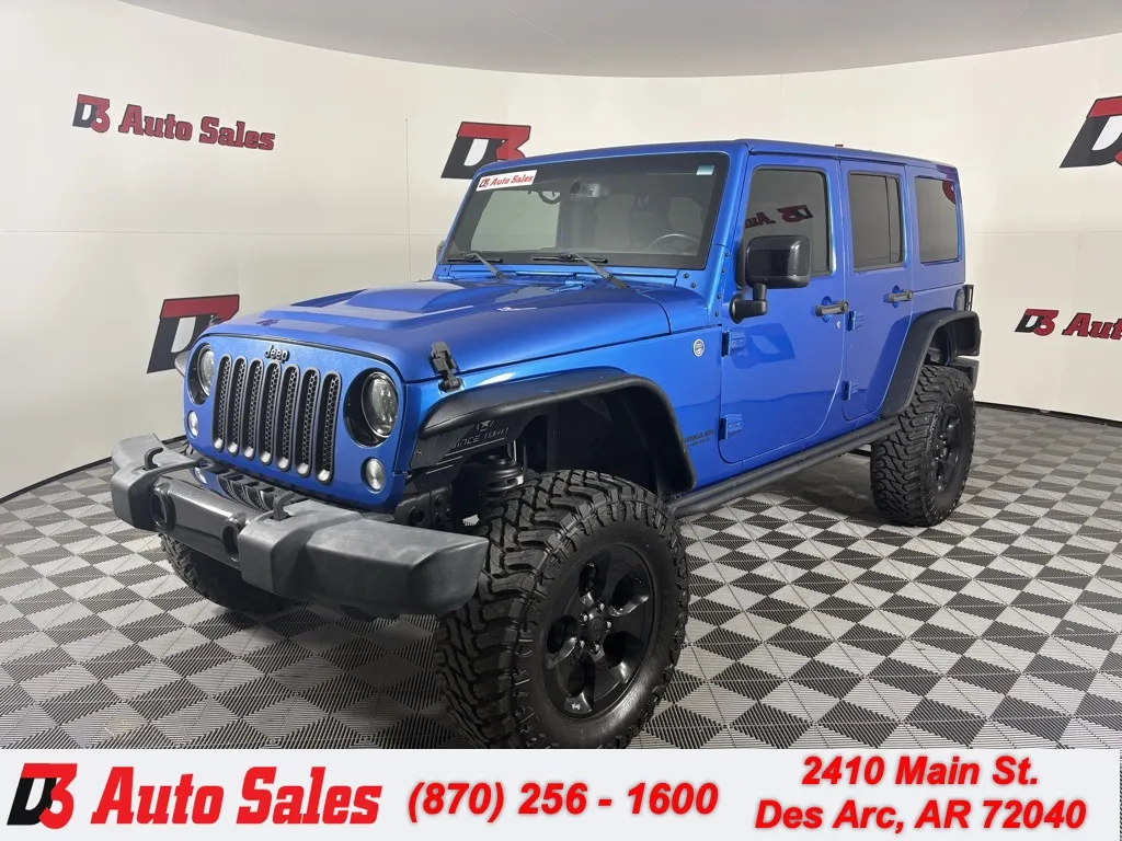 Blue 2015 Jeep Wrangler for sale in Des Arc, AR