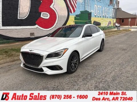 White 2019 Genesis G80 3.3T Sport for sale in Des Arc, AR