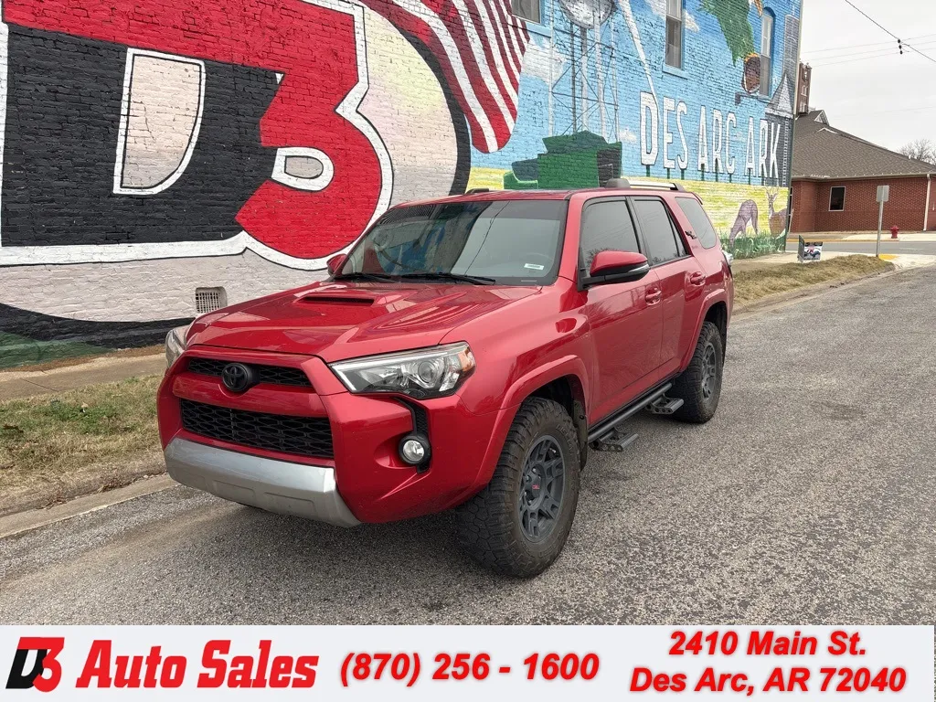 Red 2018 Toyota 4Runner TRD Off-Road for sale in Des Arc, AR