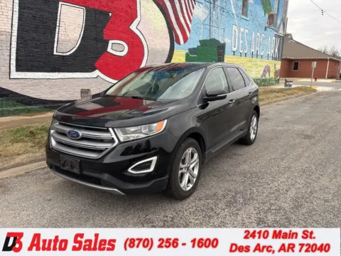 Black 2018 Ford Edge Titanium for sale in Des Arc, AR