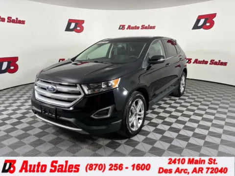 Black 2018 Ford Edge Titanium for sale in Des Arc, AR